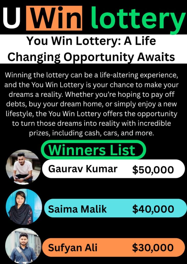 Uwin Lottery Uwin Lottery
